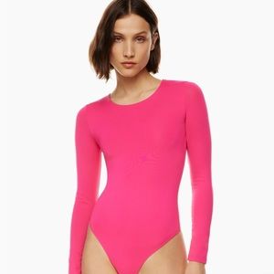 Babaton Contour Crew Longsleeve Bodysuit - Eros pink - size S